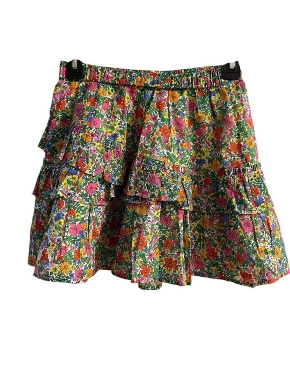 Crewcuts Floral A-Line mini Skirt - Multicolor girls XL new
